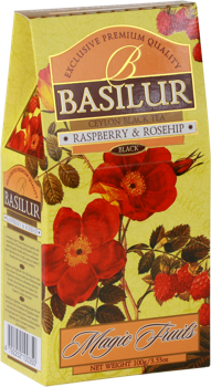 Ceai negru  Basilur Magic Fruits,  Raspberry & Rosehip, 100 g 