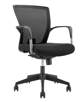 купить Офисный стул с черной сеткой, черное сиденье, 610x720x950 мм в Кишинёве 