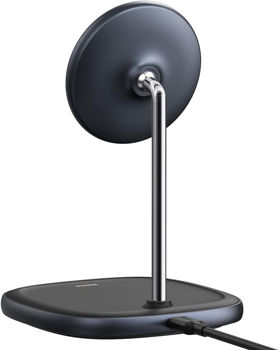 Baseus Wireless Charger Swan Magnetic Desktop Bracket Type-C 15W for iPhone 12/13/14, Black 