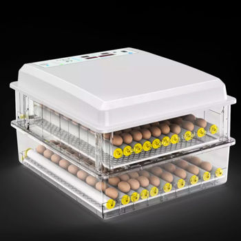 Инкубатор яичный Евро-120, автоматический на 120 куриных яиц, 2-х уровневый, 80Вт 
