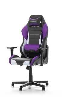 Performance Chairs DXRacer - Drifting GC-D61-NWV-M3, Black/White/Violet - PU leather, Gamer weight up to 100kg / growth 145-175cm, Foam Density 52kg/m3,5-star Aluminum IC Base,Gas Lift 4 Class,Recline 90*-135*,Armrests: 3D,Pillow-2,Caster-2*PU,W-24kg