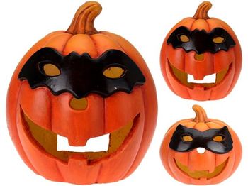 Подсвечник Halloween Тыква в маске 18X14.5X14.5cm 