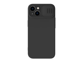 Nillkin Apple iPhone 14, CamShield Silky Silicone Case, Elegant Black 