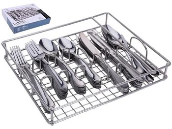 Set de tacamuri EH 45buc, inox, in tava 