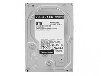 3.5" HDD  8.0TB-SATA-128MB Western Digital "Black (WD8002FZWX)", Gaming, CMR 