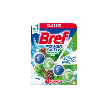 Блок для очищения унитаза Bref Power Aktiv Pine 50г 