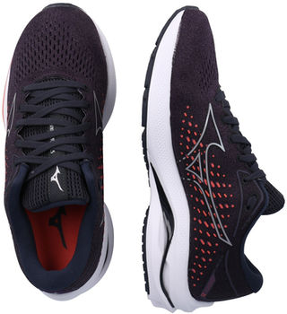 купить Кроссовки для бега Mizuno WAVE RIDER 25 / Montana Grape / Dapple Gray / Living Coral / J1GD210358 в Кишинёве 