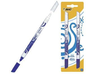 Набор ручек с резинкой BIC 2шт блистер 