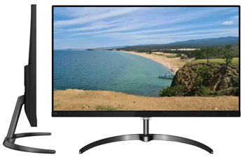 купить 27" PHILIPS 276E8VJSB, Black, IPS, 3840x2160, 60Hz, 4ms,350cd, SC20M:1, HDMI+DP+AudioOut в Кишинёве 