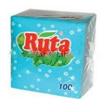 купить Ruta салфетки бумажные голубые, 100 шт. в Кишинёве 
