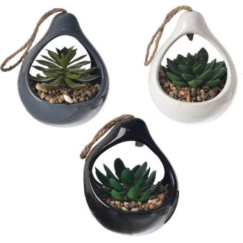 Plantă artificială Promstore 48296 Planta artificiala suspendabila in ghiveci 14cm