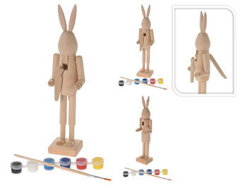 Набор креативный Easter "Кролик" 18cm + краски, дерево 