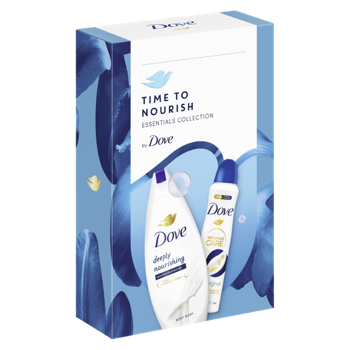 Подарок DOVE WOMEN TIME TO NOURISH (Гель для душа 250мл + Дезодорант 150мл) 2024 г. 