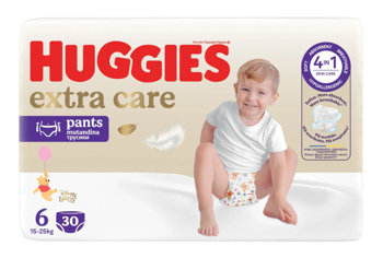 купить Трусики Huggies Extra Care Mega 6 (15-25 kg), 30 шт в Кишинёве 