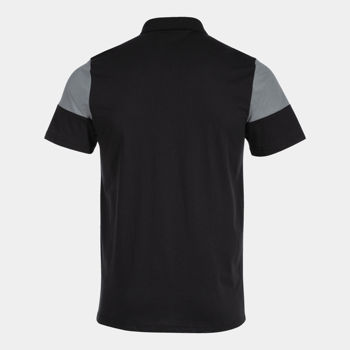 Tricou POLO JOMA - CREW V SHORT SLEEVE POLO BLACK GREY 