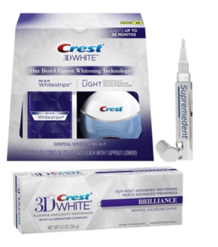 CREST 3D WHITE - WITH LIGHT KIT 