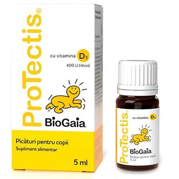 cumpără Protectis Probiotic vit.D3 (400UI) 5ml pic.copii N1 în Chișinău 