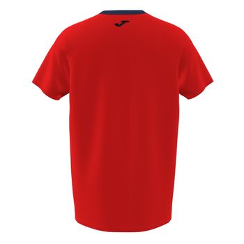 Футболка JOMA - SLEEVE T-SHIRT RED NAVY 
