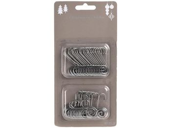 Set carlige pentru decoratiuni 40buc, metal 