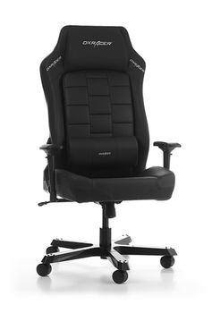 Office Chairs DXRacer - Boss GC-B120-N-F2, Black/Black/Black - PU & PVC leather, Gamer weight up to 200kg/growth 185-200cm,Foam Density 54kg/m3, 5-star Wide Alum x2 Base,Gas Lift 4 Class,Recline 90*-120*,Armrests:4D,Pillow-2,Caster-3*PU,W-35,50kg