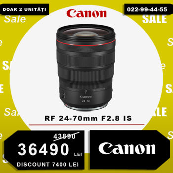 Canon RF 24-70mm F2.8 L IS (DISCOUNT 7400 lei) 