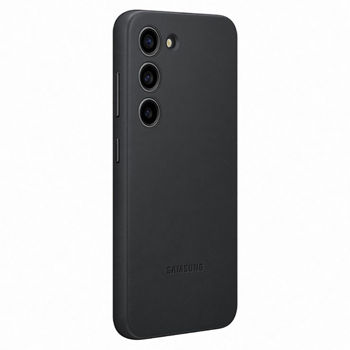 Original Sam. Leather cover Galaxy S23+, Black 