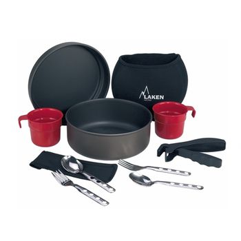 купить Набор посуды из анодированного алюминия NON STICK COOKING SET 20 см + неопреновый чехол 6808FN в Кишинёве 