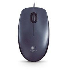 купить Mouse Logitech M100, Optical, 1000 dpi, 3 buttons, Ambidextrous, Gray, USB в Кишинёве 