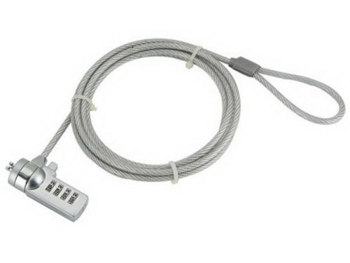 Gembird LK-CL-01 Cable lock for notebooks (4-digit combination), 4 mm steel cable 
