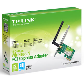 PCIe Wireless N LAN Adapter TP-LINK "TL-WN781ND", 150Mbps 