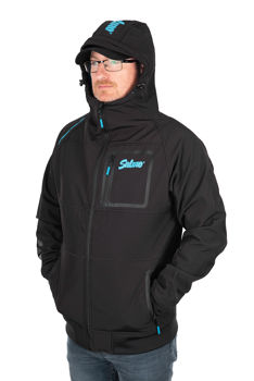 Куртка SOFT SHELL SALMO JACKET, BLACK & BLUE 