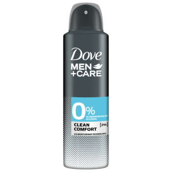 Антиперспирант Dove Men Care Clean Comfort 0% алюминий, 150 мл 
