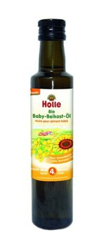 Holle Organic ulei pentru hrana bebelusilor (4 luni+) 250ml 