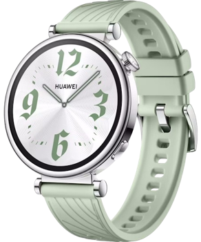 Huawei Watch GT 4, 41mm, Green Fluoroelastomer Strap 