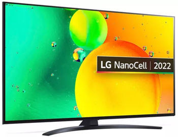 Телевизор 43" Nanocell SMART TV LG 43NANO766QA, 3840x2160 4K UHD, webOS, Black 