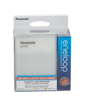 Panasonic  "Smart & Quick" Charger 4-pos AA/AAA, BQ-CC87USB 
