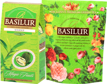 Ceai verde Basilur Magic Fruits, Soursop, 100 g 