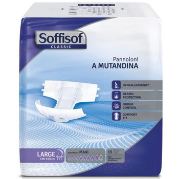 Подгузники для взрослых Gima 36705 SoffiSof Classic noapte L (100cm ...