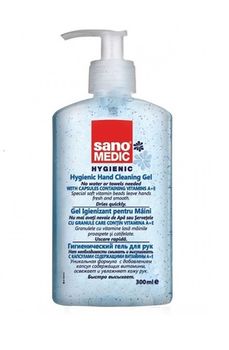 купить Sano Medic гель для санитарной обработки рук с витамином С+E 300 мл в Кишинёве 