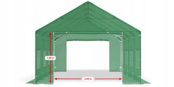 Теплица про 6x4x3,15м 