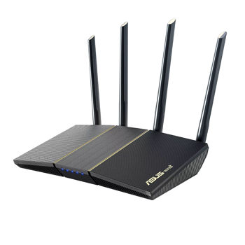 Беспроводной WiFi роутер ASUS RT-AX57 AX3000 Dual Band WiFi 6 (802.11ax) AiMesh Router, WiFi 6 802.11ax Mesh System, AX3000 574 Mbps+2402 Mbps, dual-band 2.4GHz/5GHz, AiProtection network security, WAN:1xRJ45 LAN: 3xRJ45 10/100/1000