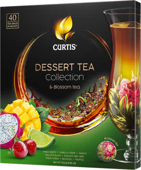 CURTIS Dessert Blooming Tea Colection 40 pac. 