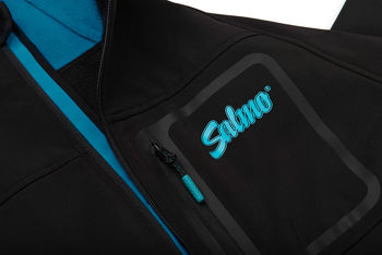 Куртка SOFT SHELL SALMO JACKET, BLACK & BLUE 