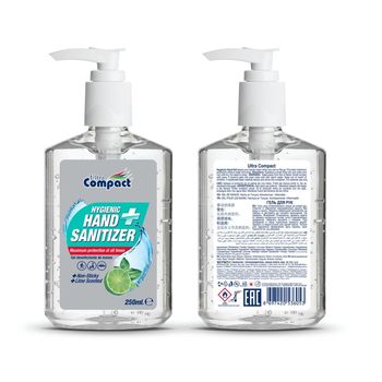 cumpără Ultra Compact Gel antibacterian pentru mâini cu pompa 250 ml în Chișinău 