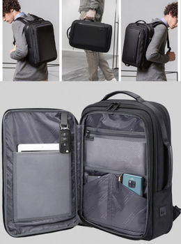 купить Деловой бизнес рюкзак Bange BG-S56, с USB портом, с тремя отделениями и расширителем, до 32л в Кишинёве 