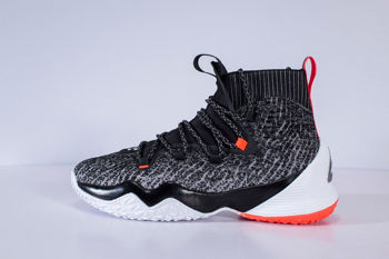 купить Кроссовки для баскетбола PEAK BASKETBALL SHOES EW01161A Black Melange Grey в Кишинёве 