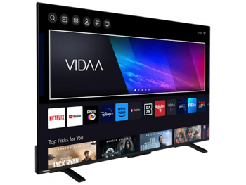 Телевизор 55" QLED SMART TV Toshiba 55QV2363DG, 3840x2160 4K UHD, VIDAA U OS, Black 