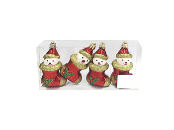 Set decoratiuni pentru brad "Cizmulita" 4buc 8X4.5cm 