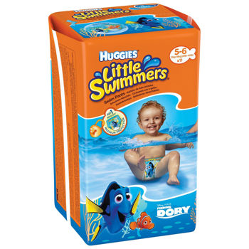 купить Подгузники для плавания Huggies Little Swimmers  5-6  (12-18 kg),  11 шт. в Кишинёве 