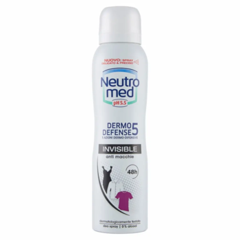 ANTIPERSPIRANT SPRAY NEUTROMED INVISIBLE, 150 ML 